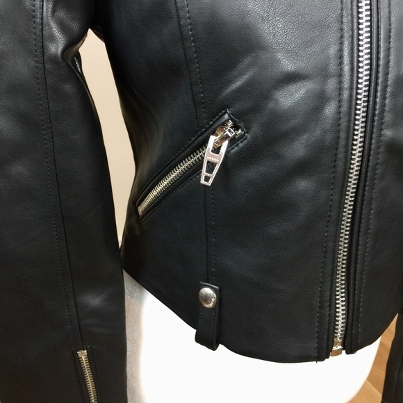 BLANKNYC Over the Moon Black Vegan Moto Jacket - Picture 6 of 13